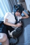 [Cosplay] 清水凪 蔚蓝档案 龙华妃咲 JK [52P-526MB]