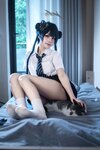 [Cosplay] 清水凪 蔚蓝档案 龙华妃咲 JK [52P-526MB]