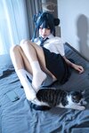[Cosplay] 清水凪 蔚蓝档案 龙华妃咲 JK [52P-526MB]