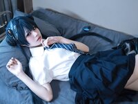 [Cosplay] 清水凪 蔚蓝档案 龙华妃咲 JK [52P-526MB]