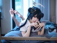 [Cosplay] 清水凪 蔚蓝档案 龙华妃咲 JK [52P-526MB]
