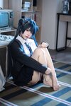 [Cosplay] 清水凪 蔚蓝档案 龙华妃咲 JK [52P-526MB]