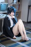 [Cosplay] 清水凪 蔚蓝档案 龙华妃咲 JK [52P-526MB]