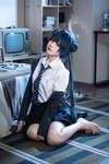 [Cosplay] 清水凪 蔚蓝档案 龙华妃咲 JK [52P-526MB]