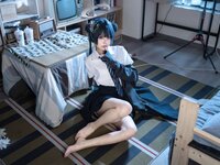 [Cosplay] 清水凪 蔚蓝档案 龙华妃咲 JK [52P-526MB]
