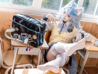 [Cosplay] 纸悦Etsu_ko 少女前线 PA-15 高校心跳物语 [51P-386MB]