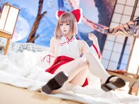 [Cosplay] 屿鱼 兼职巫女 [66P-639MB]