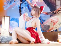 [Cosplay] 屿鱼 兼职巫女 [66P-639MB]