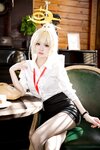 [Cosplay] 九柒喵 蔚蓝档案 笑面教授 OL制服 [53P-678MB]