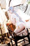 [Cosplay] Natsuko夏夏子 碧蓝航线 阿尔比恩旗袍 [52P-452MB]