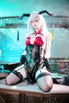 [Cosplay] 屿鱼 碧蓝航线 埃吉尔旗袍 [50P-989MB]