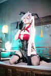 [Cosplay] 屿鱼 碧蓝航线 埃吉尔旗袍 [50P-989MB]
