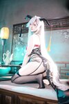 [Cosplay] 屿鱼 碧蓝航线 埃吉尔旗袍 [50P-989MB]