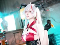 [Cosplay] 屿鱼 碧蓝航线 埃吉尔旗袍 [50P-989MB]