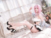[Cosplay] 水淼Aqua Honkai Imapct3 Elysia Swim [52P-70MB]