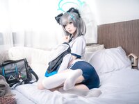 [Cosplay] 九柒喵 体操服白子 [17P-67MB]