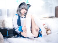 [Cosplay] 九柒喵 体操服白子 [17P-67MB]