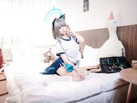 [Cosplay] 九柒喵 体操服白子 [17P-67MB]
