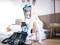 [Cosplay] 九柒喵 体操服白子 [17P-67MB]