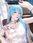 [Cosplay] 屿鱼 胜利女神：妮姬 海伦 礼服 [60P-535MB]