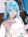 [Cosplay] 屿鱼 胜利女神：妮姬 海伦 礼服 [60P-535MB]