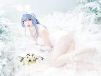 [Cosplay] 瓦斯塔亚小龙虾 碧蓝航线新泽西 花园白雪之仪 [26P-138MB]