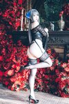 [Cosplay] 霜月shimo 2025年12月订阅 Original Dark Elf [16P-41MB]