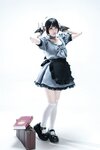 [Cosplay] 清水凪 手提箱与灰色女仆 [80P-1.67GB]