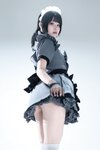 [Cosplay] 清水凪 手提箱与灰色女仆 [80P-1.67GB]