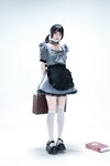 [Cosplay] 清水凪 手提箱与灰色女仆 [80P-1.67GB]