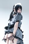 [Cosplay] 清水凪 手提箱与灰色女仆 [80P-1.67GB]