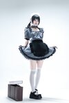 [Cosplay] 清水凪 手提箱与灰色女仆 [80P-1.67GB]