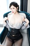 [XR] Yin Tian Tian (尹甜甜sunny) - 秀人网模特 OL皮裙