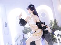 [Cosplay] 屿鱼 碧蓝航线 吾妻同人舞娘 [45P-134MB]