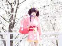 [Cosplay] 九柒喵 甲铁城的卡巴内利 无名 和服 [34P-253MB]