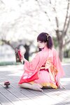[Cosplay] 九柒喵 甲铁城的卡巴内利 无名 和服 [34P-253MB]