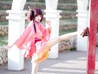 [Cosplay] 九柒喵 甲铁城的卡巴内利 无名 和服 [34P-253MB]
