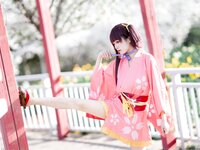 [Cosplay] 九柒喵 甲铁城的卡巴内利 无名 和服 [34P-253MB]