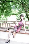 [XR] 玥儿玥er - 秀人网模特 紫色旗袍