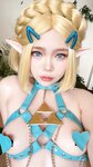 [Cosplay] ZinieQ - 塞尔达公主 镂空比基尼