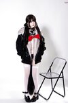 [Cosplay] 柒柒要乖哦 兽尾透明JK [112P1V-1.85GB]