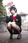 [Cosplay] 屿鱼 蔚蓝档案 春日椿 导游 [55P-155MB]