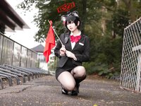 [Cosplay] 屿鱼 蔚蓝档案 春日椿 导游 [55P-155MB]