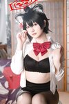[Cosplay] 屿鱼 蔚蓝档案 春日椿 导游 [55P-155MB]
