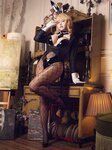 [Cosplay] 麻花麻花酱 胜利女神：妮姬 爱德 兔女郎 [33P2V-950MB]