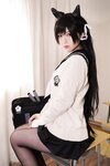 [Cosplay] 半半子 碧蓝航线 爱宕 学园幻想曲 [25P-296MB]