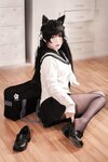 [Cosplay] 半半子 碧蓝航线 爱宕 学园幻想曲 [25P-296MB]