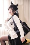 [Cosplay] 半半子 碧蓝航线 爱宕 学园幻想曲 [25P-296MB]