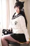 [Cosplay] 半半子 碧蓝航线 爱宕 学园幻想曲 [25P-296MB]