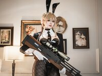 [Cosplay] Natsuko夏夏子 NIKKE 爱德 特工兔女郎 [86P4V-941MB]